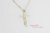 レデッサンドゥデュー 881 ハンマー ツチ目 ツイン クロス ネックレス 18金,les desseins de DIEU Twin Cross Necklace K18