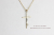レデッサンドゥデュー 882 クロス ダイヤモンド ネックレス 18金,les desseins de dieu 882D hammered cross dia necklace K18