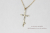 レデッサンドゥデュー 882 クロス ダイヤモンド ネックレス 18金,les desseins de dieu 882D hammered cross dia necklace K18