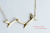 レデッサンドゥデュー 884 ローズ ダイヤモンド ライン ネックレス 18金,les desseins de DIEU Rose Twig Necklace K18