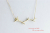 レデッサンドゥデュー 884 ローズ ダイヤモンド ライン ネックレス 18金,les desseins de DIEU Rose Twig Necklace K18