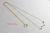 レデッサンドゥデュー 884 ローズ ダイヤモンド ライン ネックレス 18金,les desseins de DIEU Rose Twig Necklace K18