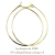 レデッサンドゥデュー 297 フープピアス ハンドメイド 18金 華奢,les desseins de DIEU Solid Gold Hoop Earrings K18