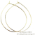 レデッサンドゥデュー 297 フープピアス ハンドメイド 18金 ゴールド,les desseins de DIEU  Solid Gold Hoop Earrings 4.5 K18