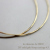 レデッサンドゥデュー 297 フープピアス ハンドメイド 18金 華奢,les desseins de DIEU Solid Gold Hoop Earrings K18