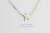 les desseins de DIEU 334 L'etoile Diamond Necklace,華奢 スター ダイヤモンド ネックレス,Star ゴールド,レデッサンドゥデュー