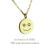 レデッサンドゥデュー 338D スマイル にこちゃん ダイヤモンド ネックレス 18金,les desseins de DIEU Smiley Diamond Necklace K18