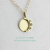 レデッサンドゥデュー 341 ムーン 月 ダイヤモンド ネックレス 18金,les desseins de DIEU Lune Diamond Necklace K18
