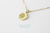 les desseins de DIEU 344 Lune Necklace,華奢 ムーン ネックレス,Moon ネックレス ゴールド,レデッサンドゥデュー