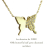 レデッサンドゥデュー 408H バタフライ ダイヤモンド ネックレス 18金,les desseins de DIEU Butterfly Diamond Necklace K18