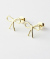 レデッサンドゥデュー 433 ラブ ノット リボン スタッド ピアス18金,les desseins de DIEU Love Knot Ribbon Stud Earrings K18