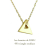 レデッサンドゥデュー 450 トライアングル 三角形 ネックレス 18金,les desseins de DIEU Triangle Necklace K18