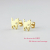 レデッサンドゥデュー 486 ネコ キャット 猫 ダイヤモンド スタッド ピアス 18金,les desseins de DIEU Kitten Cat Stud Earrings K18