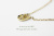 les desseins de DIEU 491 ハッピー ホースシュー ダイヤ 華奢ネックレス K18,レデッサンドゥデュー Happy Horseshoe Necklace