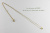 レデッサンドゥデュー 495 ラッキー スター ホースシュー 華奢ネックレス K18,les desseins de DIEU Lucky Star Horseshoe Necklace