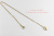 les desseins de DIEU 537 Diamond Arch Oval Initial Necklace K18,ダイヤ オーバル イニシャル ネックレス 18金 レデッサンドゥデュー