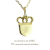 レデッサンドゥデュー 555 クラウン 王冠 イニシャル ネックレス 18金,les desseins de DIEU Crowned Initial Necklace K18