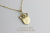 les desseins de DIEU 555 クラウン 王冠 イニシャル 華奢ネックレス K18,Crowned Initial Necklace レデッサンドゥデュー