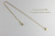 les desseins de DIEU 555 クラウン 王冠 イニシャル 華奢ネックレス K18,Crowned Initial Necklace レデッサンドゥデュー