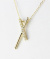 レデッサンドゥデュー 558 ティルティド クロス ダイヤモンド ネックレス 18金,les desseins de DIEU Tilted Cross Diamond Necklace K18