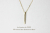 レデッサンドゥデュー 559 バーティカル バー ダイヤモンド ネックレス 18金,les desseins de DIEU Vertical Bar Diamond Necklace K18