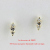 レデッサンドゥデュー 568 マーキス 一粒ダイヤモンド スタッド ピアス 18金,les desseins de DIEU Marquise Diamond Earrings K18