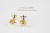 レデッサンドゥデュー 589-S プチ スター スタッド ピアス K18,les desseins de DIEU Petit Star Stud earrings 18金