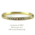レデッサンドゥデュー 603 ハーフエタニティ ダイヤモンド 華奢リング 18金,les desseins de DIEU Half Eternity Diamond Ring K18
