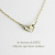 レデッサンドゥデュー 618 プチ オープン ハート 一粒ダイヤモンド ネックレス 18金,les desseins de DIEU Open Heart Necklace K18