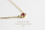 レデッサンドゥデュー 61 6本爪 誕生石 華奢ネックレス 18金,les desseins de DIEU Petit Birthstone Necklace K18