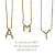 レデッサンドゥデュー 641 ドット イニシャル ダイヤモンド ネックレス 18金,les desseins de DIEU Dot Initial Diamond Necklace K18