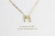 レデッサンドゥデュー 641 ドット イニシャル ダイヤモンド ネックレス 18金,les desseins de DIEU Dot Initial Diamond Necklace K18