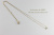 レデッサンドゥデュー 641 ドット イニシャル ダイヤモンド ネックレス 18金,les desseins de DIEU Dot Initial Diamond Necklace K18