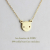 レデッサンドゥデュー 644 テディベア ダイヤモンド ネックレス 18金,les desseins de DIEU Teddy Bear Diamond Necklace K18