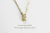 レデッサンドゥデュー 649 長方形 ダイヤモンド 華奢ネックレス 18金,les desseins de DIEU Rectangle Diamond Necklace K18