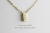 レデッサンドゥデュー 649 長方形 ダイヤモンド 華奢ネックレス 18金,les desseins de DIEU Rectangle Diamond Necklace K18