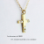 レデッサンドゥデュー 717 フラット クロス ネックレス 18金,les desseins de DIEU Flat Cross Necklace K18