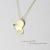 レデッサンドゥデュー 883 ハート カメリア 椿 ペタル 華奢ネックレス 18金,les desseins de DIEU Camellia Tsubaki Petal Necklace K18