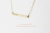 les desseins de DIEU 886 Triangle Pole Diamond Necklace,華奢 三角柱 ダイヤモンド ネックレス レデッサンドゥデュー K18
