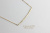 les desseins de DIEU 888 Line Necklace K18,ハンドメイド 金線 華奢ネックレス 18金,レデッサンドゥデュー 槌目ネックレス