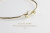 レデッサンドゥデュー 909  ゴールド 一粒ダイヤモンド フック バングル 18金,les desseins de DIEU Fine Gold Diamond Hook Bangle K18