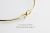 レデッサンドゥデュー 910 ゴールド フック バングル 1.5ミリ幅 18金,les desseins de DIEU Fine Gold Bangle K18