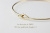レデッサンドゥデュー 913 ファイン ゴールド フック バングル 1.2ミリ幅 18金,les desseins de DIEU Hook Bangle K18