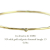 レデッサンドゥデュー 919 一粒ダイヤモンド ミル打ち ハンドメイド ゴールド バングル 18金,Solid gold Diamond Bangle K18 1.5ミリ幅