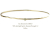 レデッサンドゥデュー 920 金線 一粒ダイヤモンド ゴールド バングル 18金,les desseins de DIEU Gold Bangle Diamond 1.2ミリ幅 K18