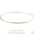 レデッサンドゥデュー 929 ソリッド ゴールド 金線 バングル 華奢 18金,les desseins de DIEU Solid Gold Bangle 0.8 K18