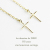 レデッサンドゥデュー 933 クロス スタッド アメリカン ピアス 18金,les desseins de DIEU Cross Stud American EarringsK18