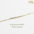 レデッサンドゥデュー 941 ライン バー ブレスレット 18金,les desseins de DIEU Line Bar Bracelet K18