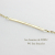 レデッサンドゥデュー 941 ライン バー ブレスレット 18金,les desseins de DIEU Line Bar Bracelet K18