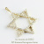 レデッサンドゥデュー 945 ダイヤモンド ヘキサグラム ロクボウセイ チャーム 18金,les desseins de DIEU Diamond Hexagram Charm K18